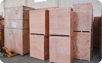 Factory packaging area