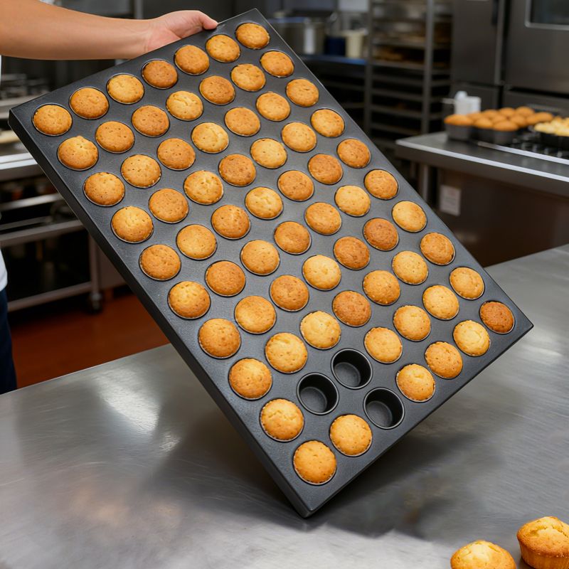 Mould trays for cake shops are baking utensils for making beautiful and delicious cakes. Industrially customized round bread baking trays.