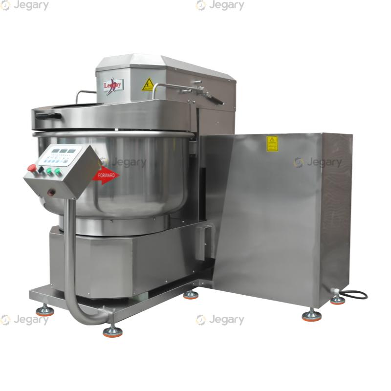 150kg Industrial Self - lifting Dough Mixer, Heavy - duty Head Lifting, Auto - tipping Spiral Design