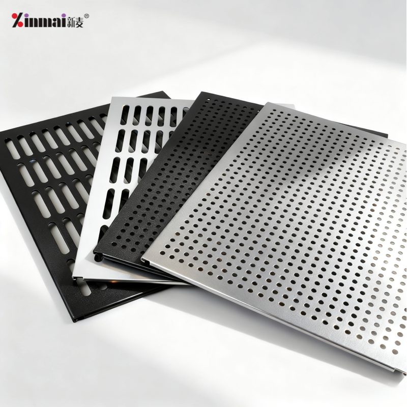Customizable Perforated baking trays for bakeries, aluminum bread baking pans, commercial baking utensils, commonly used baking trays in food factories